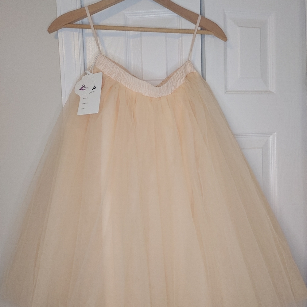 Pink/peach Tulle adult TUTU NWT